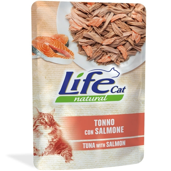 Life Pet Care - Life Cat Natural Adult Tonno e Salmone 70 gr Life Pet Care - Life Cat Natural Adult Tonno e Salmone 70 gr